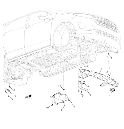 Imagem de Defletores de ar e parte inferior da carroceria (2018–2021) XJ26