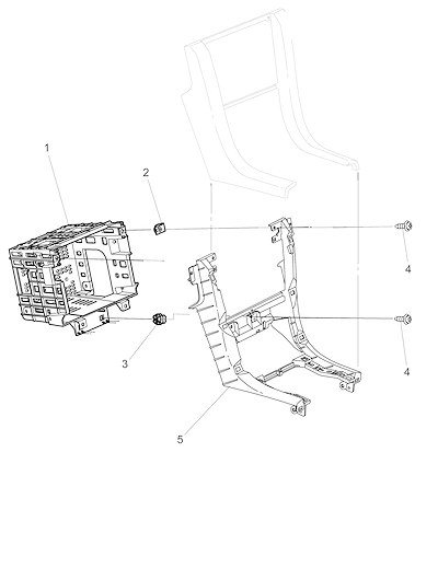 Imagem de Sistema de montagem e suporte para rádio e painel de instrumentos