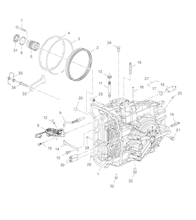 Imagem de Transmissão automática caixa e peças relacionadas (MNJ, MSD)