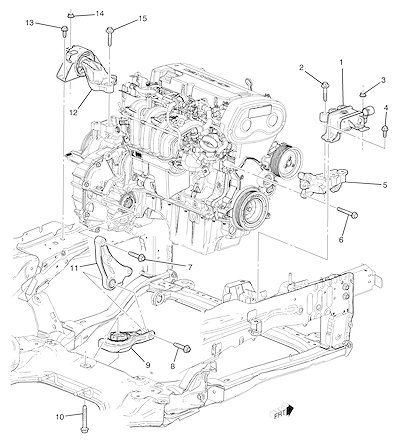 Imagem de Montagem motor 1.6 e transmissão automática MH9 (2012)