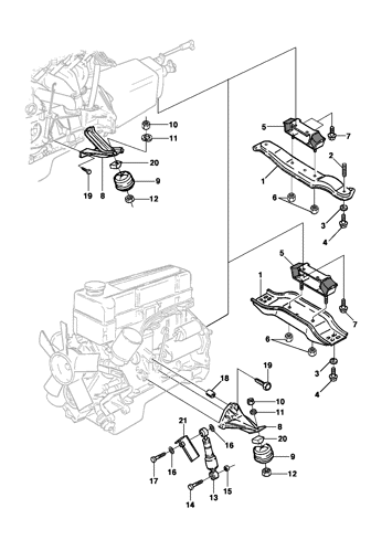 Imagem de Fixação do motor