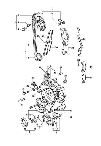 Imagem de Corrente da distribuição do motor 6 cilindros 3.0l