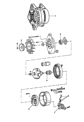 Imagem de Alternador 120A bosch
