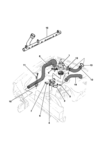 Imagem de Soprador de ar do motor 6 cilindros 4.1l