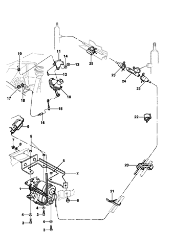 Imagem de Controle automático da suspensão traseira 6 cilindros