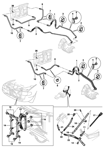 Imagem de Arrefecimento da transmissão automática
