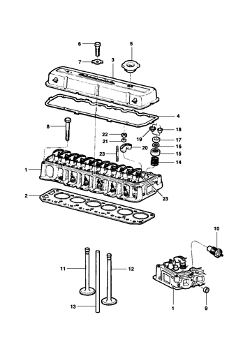 Imagem de Cabeçote do motor