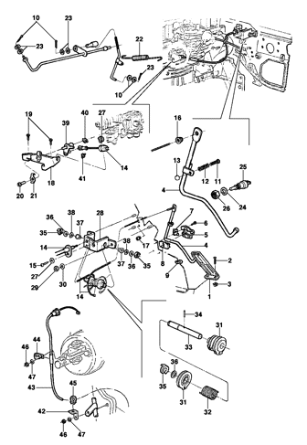 Imagem de Pedal e cabo controle do acelerador