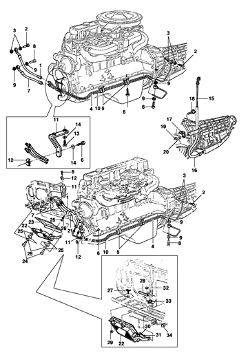 Imagem de Linha de refrigeração do óleo da transmissão automática de 4 velocidades MS2
