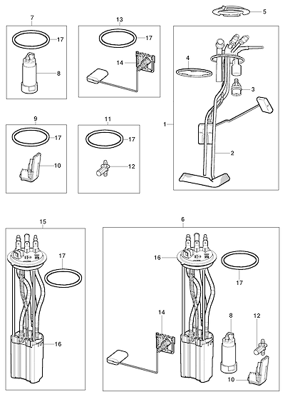 Imagem de Bomba e medidor de combustível para motor diesel com filtros e reguladores