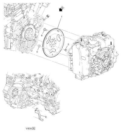 Imagem de Conjunto motor 3.6L L6 com peças do conversor e transmissão automática