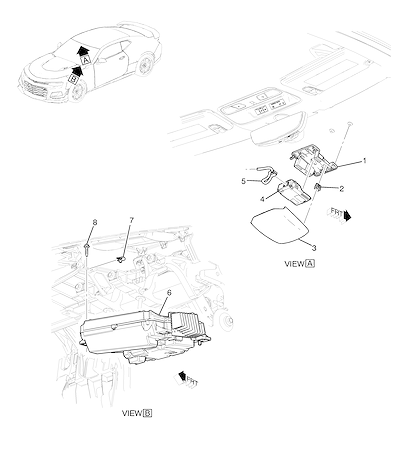 Imagem de Sistema sensor de colisão e câmera frontal (2019–2024) (1)