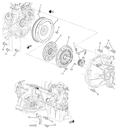 Imagem de Fixação do motor 1.6 e transmissão manual MXP (2013–2014)