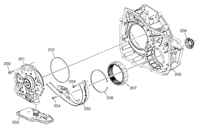 Imagem de Transmissão automática MH8 com conversor de torque, bomba e vedação de fluido