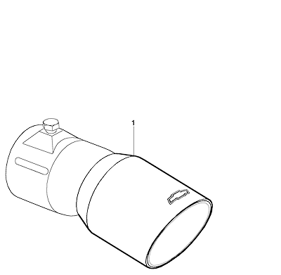 Imagem de Extensão e tubo traseiro do escapamento
