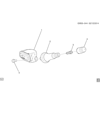 Imagem de Sensor de pressão do pneu (frequência XL7) (2020–2024)