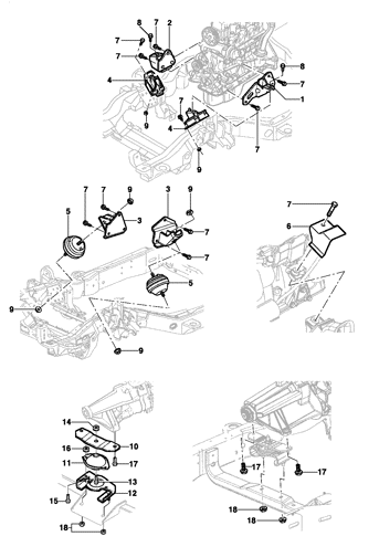 Imagem de Montagem do Motor LM3/LN2/LG1