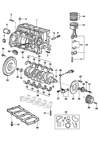 Imagem de Bloco de Cilindros - Motor LM3/LN2/LG1