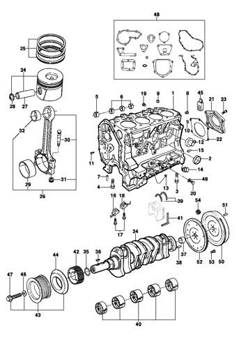 Imagem de Bloco de Cilindros - Motor LK6
