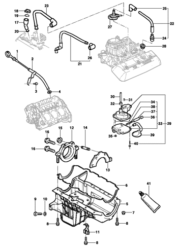 Imagem de Lubrificação - Motor L35/LG3/LW9