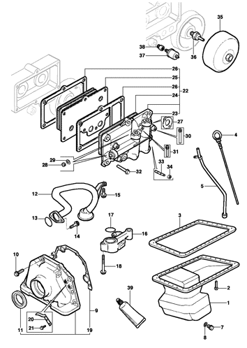Imagem de Lubrificação - Motor LJ6/LLK MWM