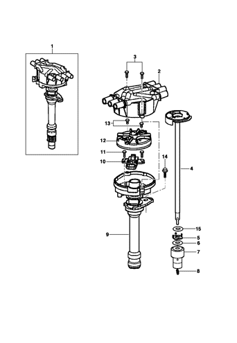 Imagem de Distribuidor de ignição - Motor L35/LG3