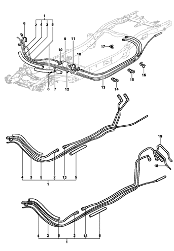 Imagem de Linha de combustível - Motor gasolina LN2/LG1 MPFI