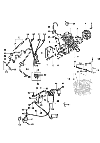 Imagem de Unidade de injeção - Motor diesel LK6