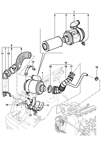 Imagem de Filtro de Ar - Motor gasolina LG1