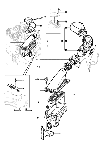 Imagem de Filtro de Ar - Motor gasolina L35/LG3/LW9