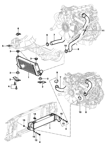 Imagem de Pós-resfriador de ar - Motor MWM LJ6/LLK