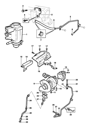 Imagem de Modulador e turbocompressor - Motor diesel LJ6/LLK