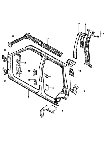 Imagem de Estrutura das portas - Blazer
