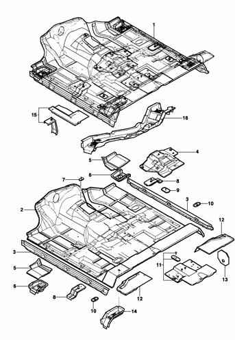 Imagem de Assoalho - Pick-up Cabine Simples e Estendida