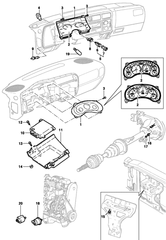 Imagem de Instrumentos do painel