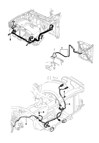 Imagem de Chicote do motor do ventilador e air-bag