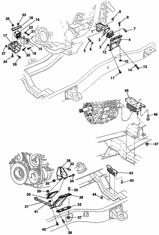 Imagem de Fixação do motor
