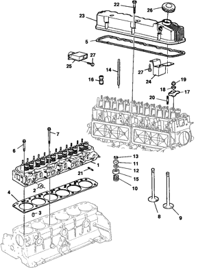Imagem de Cabeçote do motor - Motor gasolina LDX 