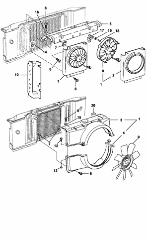 Imagem de Defletor do ventilador do radiador