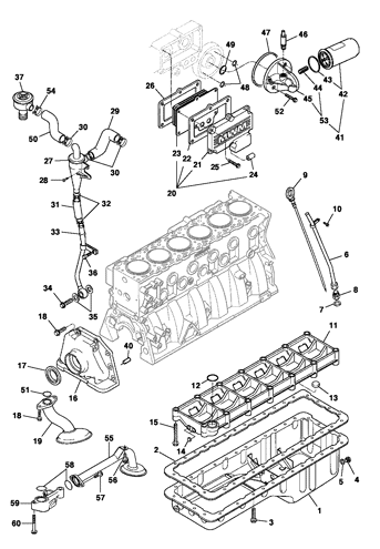 Imagem de Lubrificação do motor - Motor diesel LA5 MWM