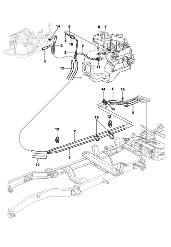 Imagem de Linha de combustível Motor diesel - Pick-up - GrandBlazer
