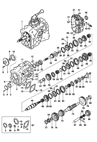 Imagem de Componentes da transmissão - Opção M37 - ZF