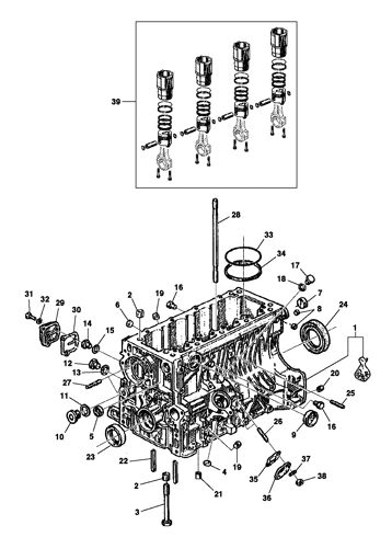 Imagem de Bloco do motor - diesel
