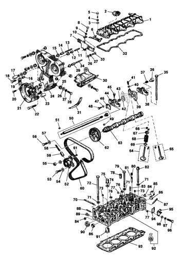 Imagem de Componentes do motor - diesel