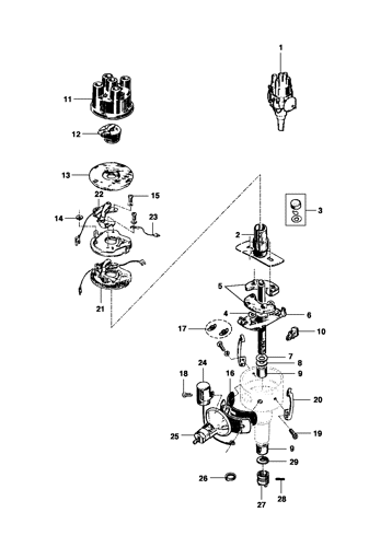 Imagem de Distribuidor - motor M2000
