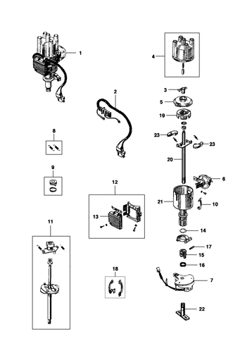 Imagem de Distribuidor - motor M2200