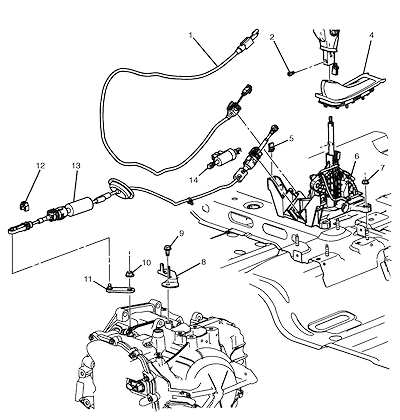 Imagem de Controle e alavanca da transmissão automática (MH8) (2011–2012)