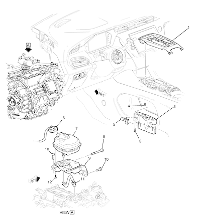 Imagem de Controle e componentes da transmissão automática (2022–2023) F48