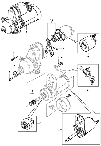 Imagem de Motor de partida e componentes - VALEO