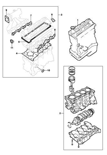 Imagem de Motor completo e parcial - Gasolina 